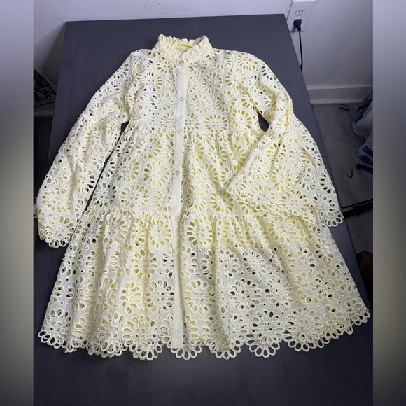 Charina Sarte Eyelet Mini Babydoll Dress - Picture 7 of 7